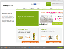 Tablet Screenshot of kortingisleuk.nl